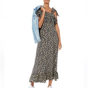 GANNI Roseburg Crepe Dress